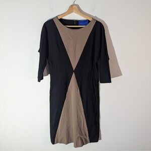 Winser London Miracle Ponte Knit Colorblock Dress Women's Size 12